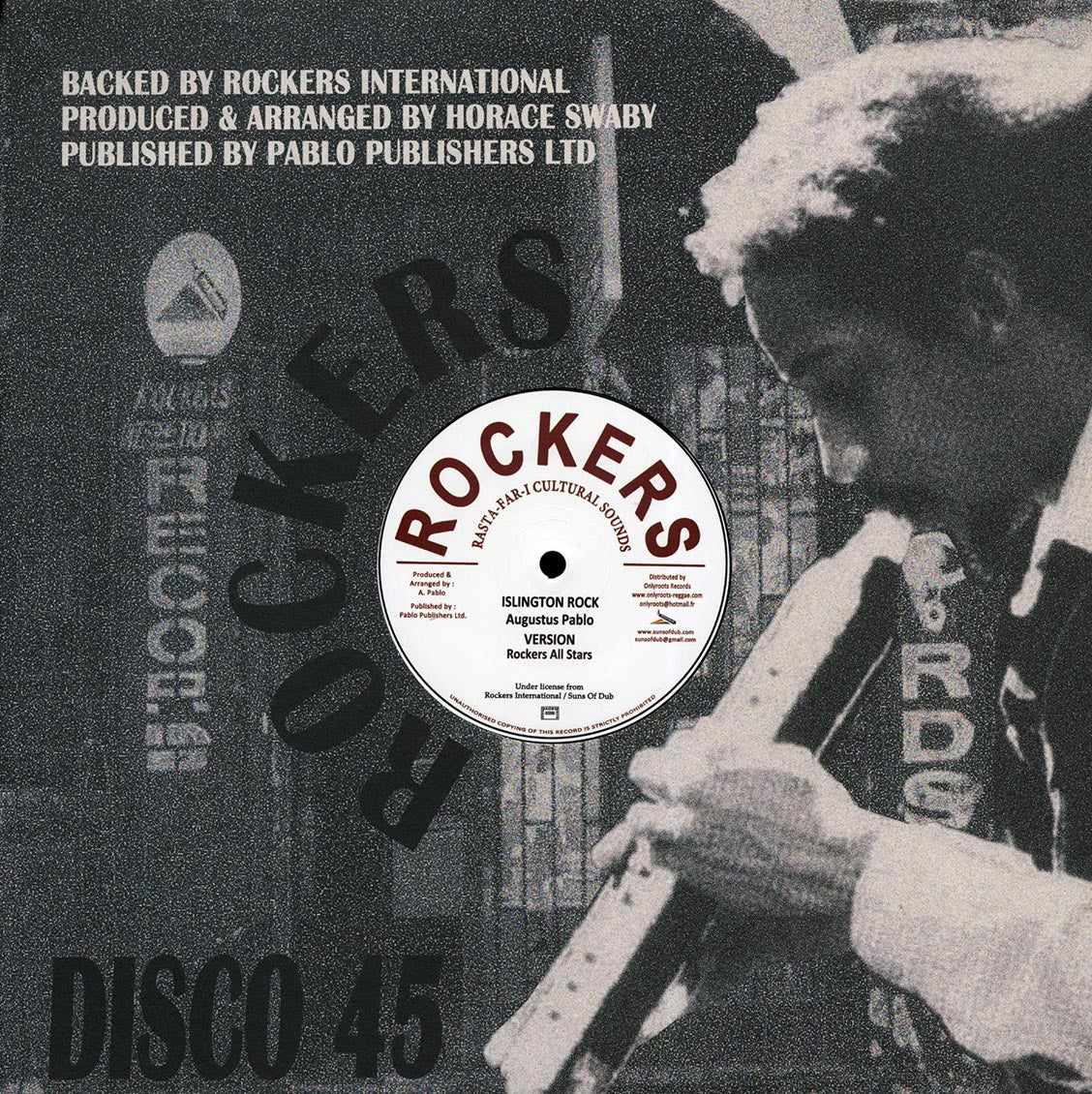 Sister Erica - One In The Spirit; Rockers All Stars - Rastadub / Augustus Pablo - Islington Rock; Rockers All Stars - Version