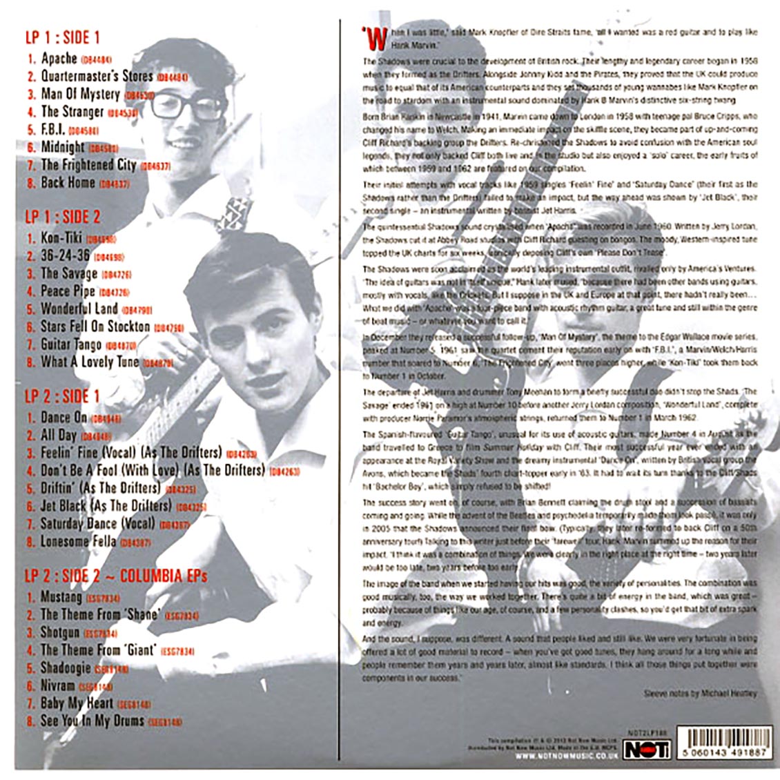 The Shadows - Singles Collection: 32 Original Recordings (2xLP) (180g)