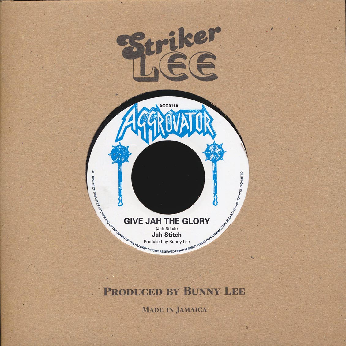 Jah Stitch - Give Jah The Glory / The Aggrovators - Version (rhythm: "Burning Spear - Wadada")