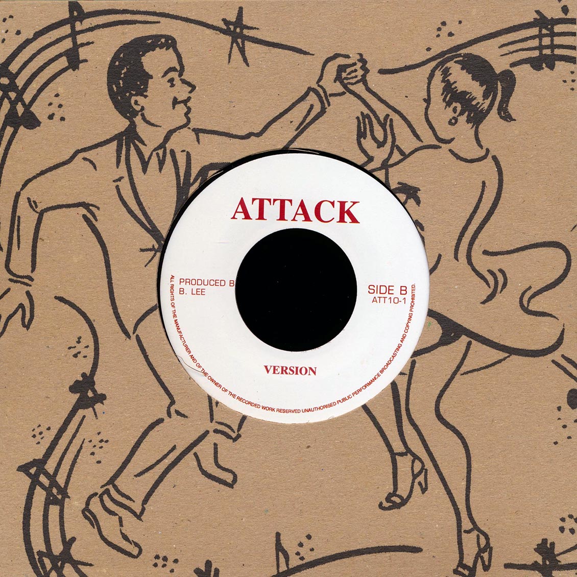 Jah Stitch - King Of The Arena / The Aggrovators - Version (rhythm: "Death In The Arena")