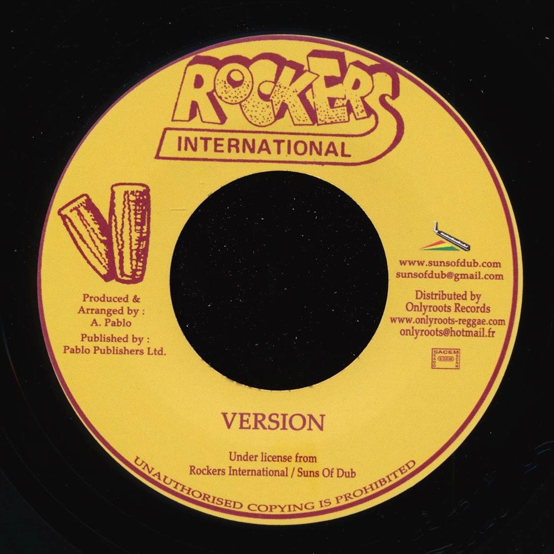 Blacka T - Run Come Yah / Version (France press)