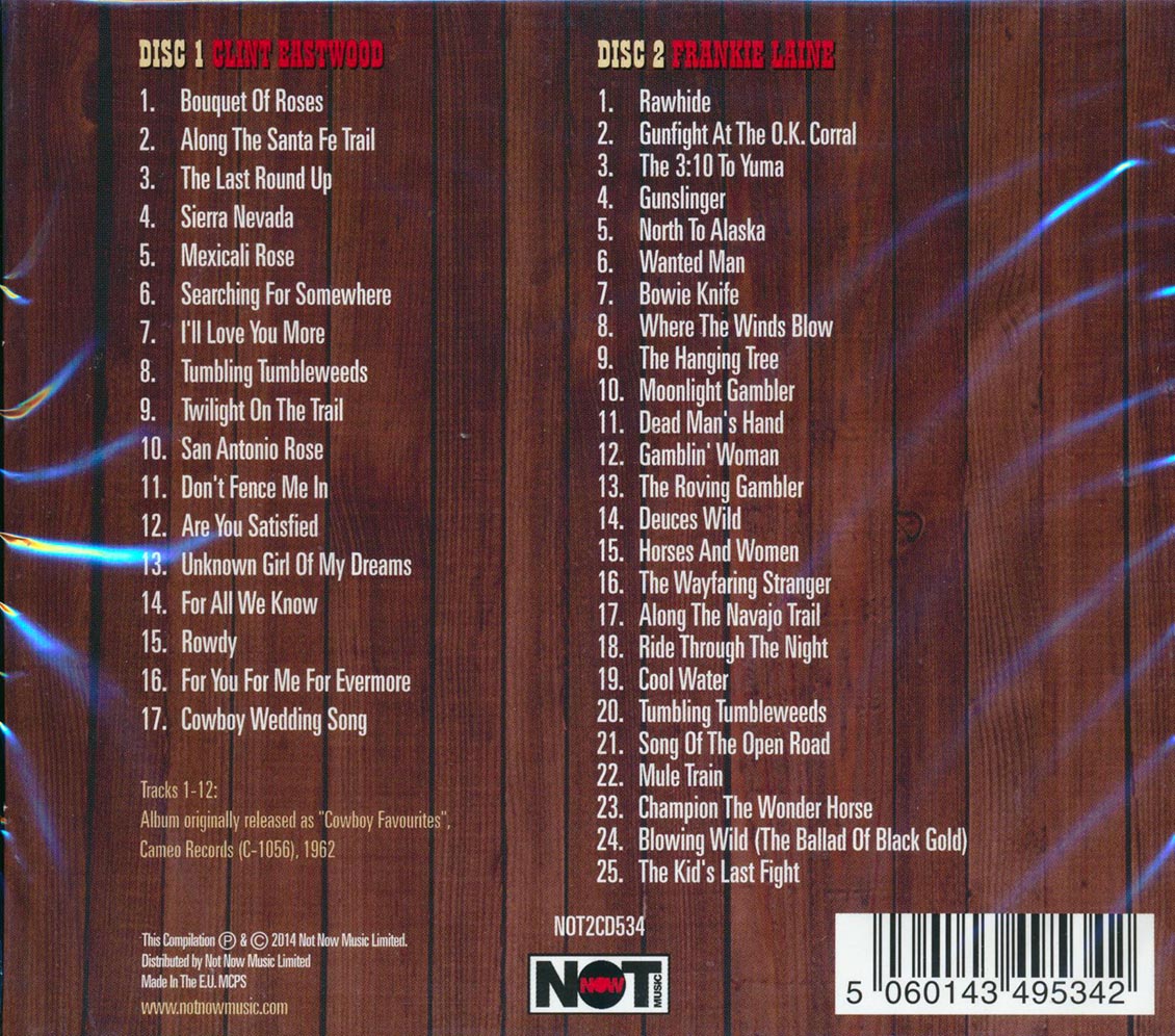 Clint Eastwood, Frankie Laine - The Singing Cowboys (42 tracks) (2xCD)