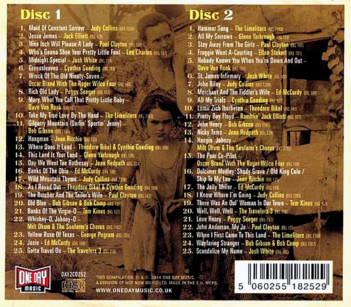 Various - Constant Sorrow: Gems From The Elektra Vaults 1956-1962 (50 tracks) (2xCD) (deluxe 3-fold digipak)