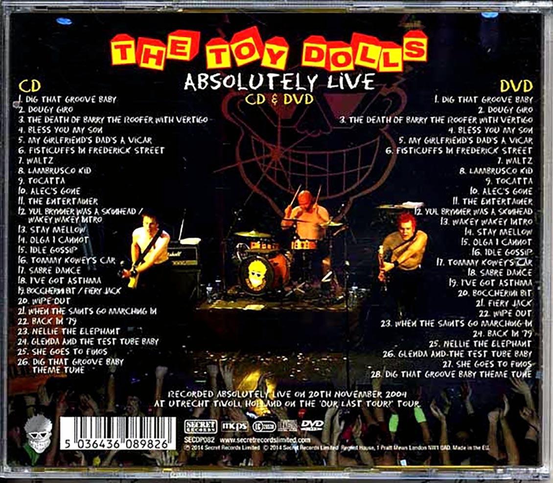 The Toy Dolls - Absolutely Live (incl. DVD)