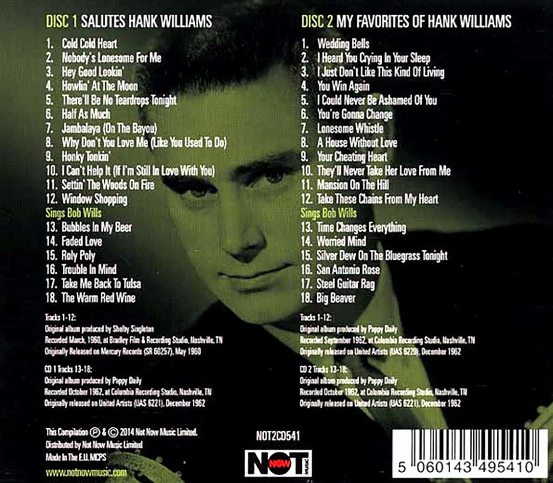 George Jones - Sings Hank And Bob (36 tracks) (2xCD)