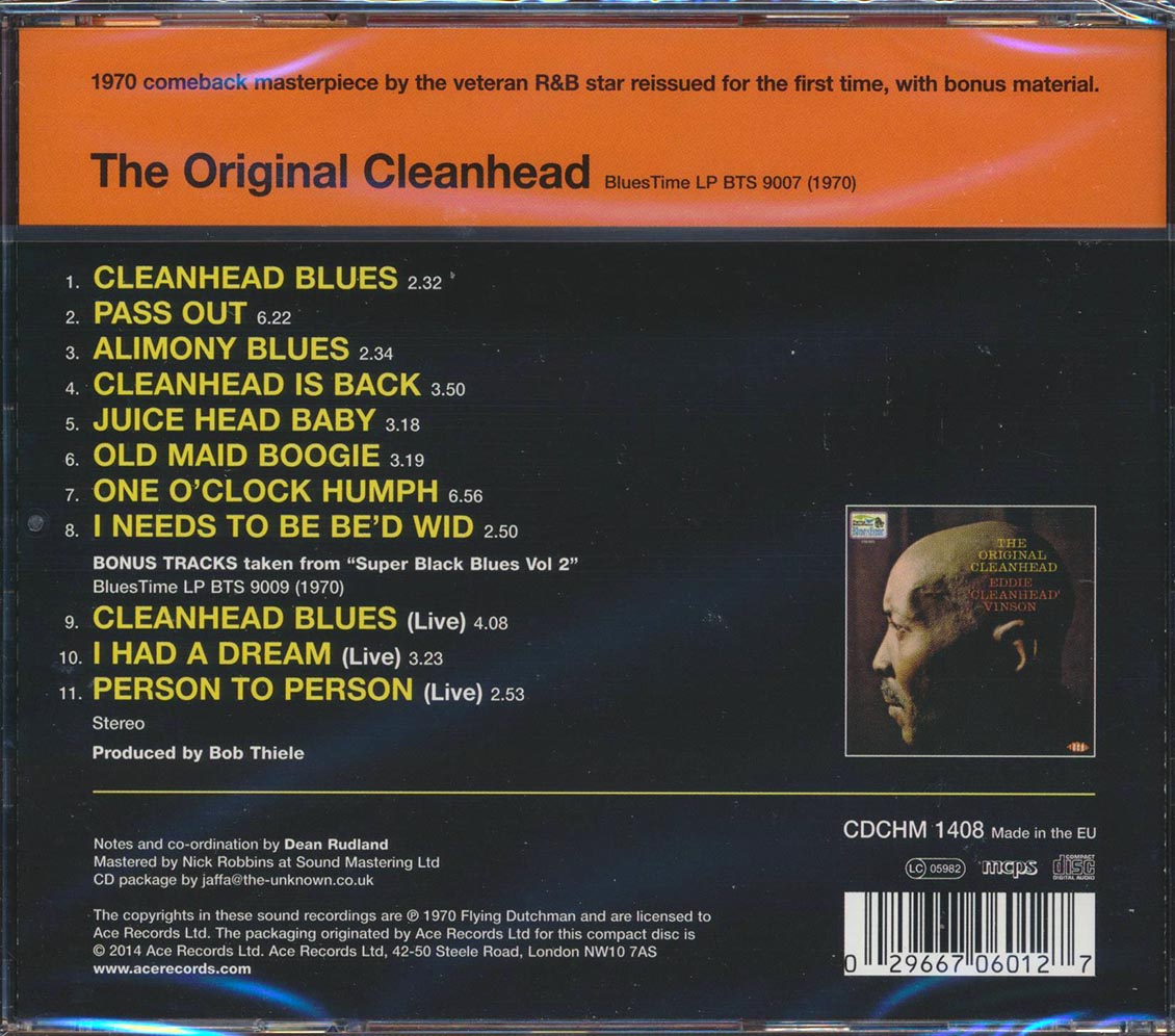 Eddie Cleanhead Vinson - The Original Cleanhead