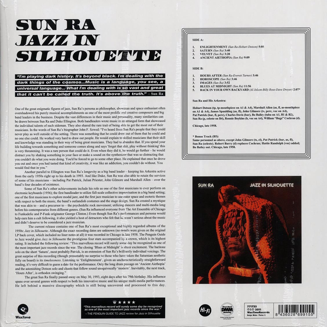 Sun Ra And His Arkestra - Jazz In Silhouette (180g)