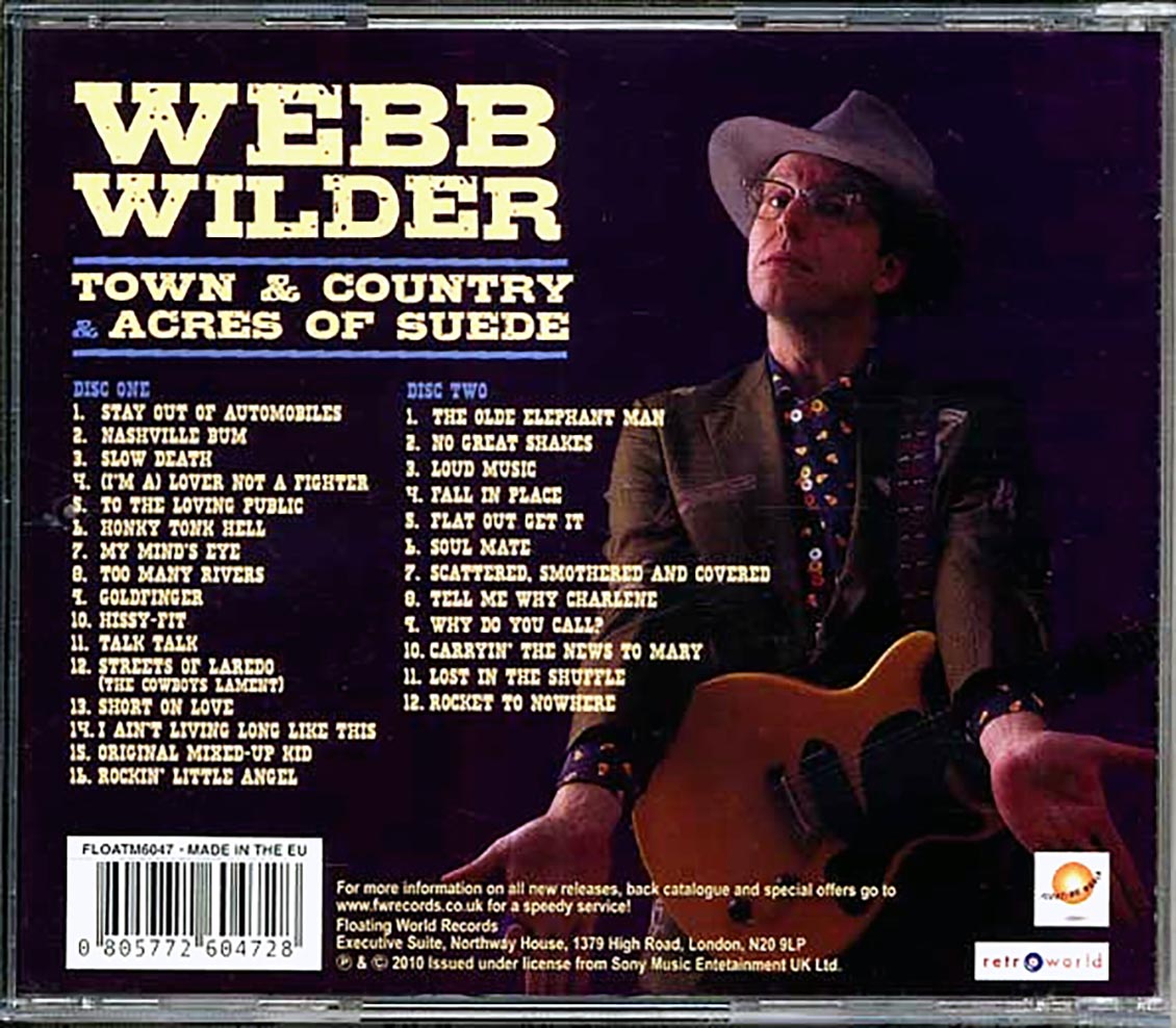 Webb Wilder - Town & Country + Acres Of Suede (28 tracks) (2xCD)