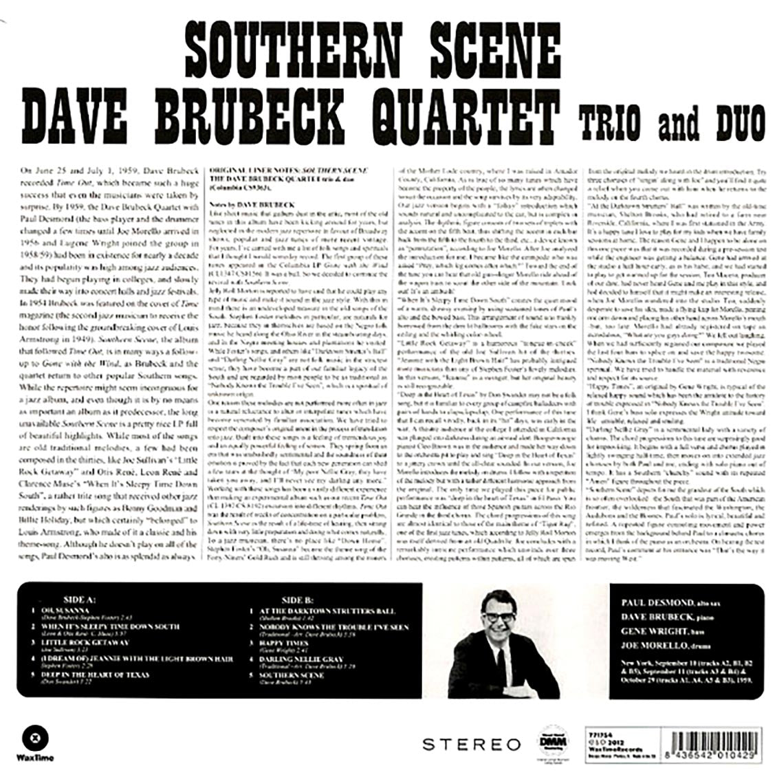 Dave Brubeck Quartet Trio & Duo - Southern Scene (180g)