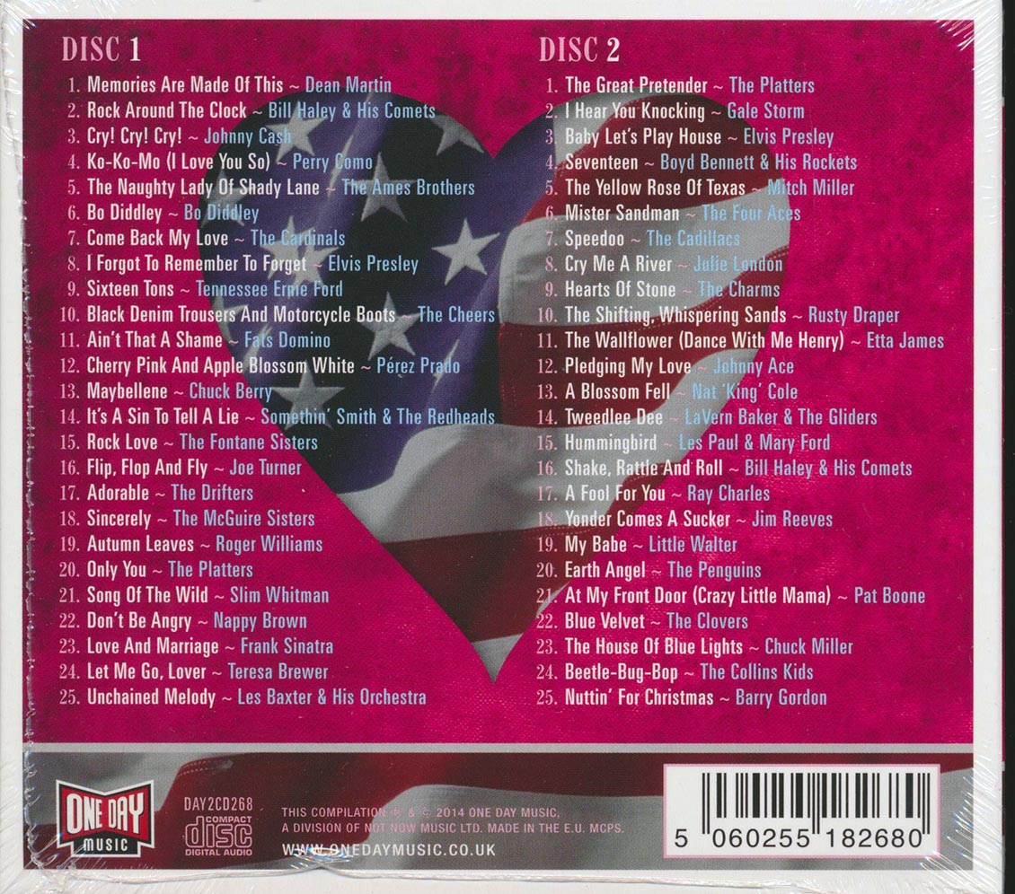 Various - American Heartbeat 1955 (50 tracks) (2xCD) (deluxe 3-fold digipak)