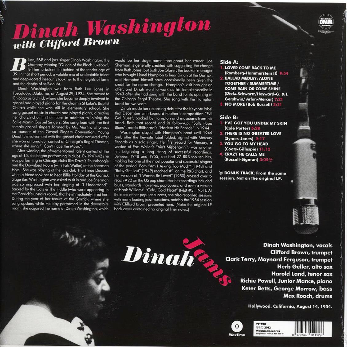Dinah Washington - Dinah Jams (ltd. ed.) (180g) (remastered)