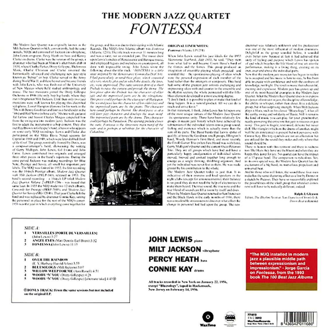 The Modern Jazz Quartet - Fontessa (180g)