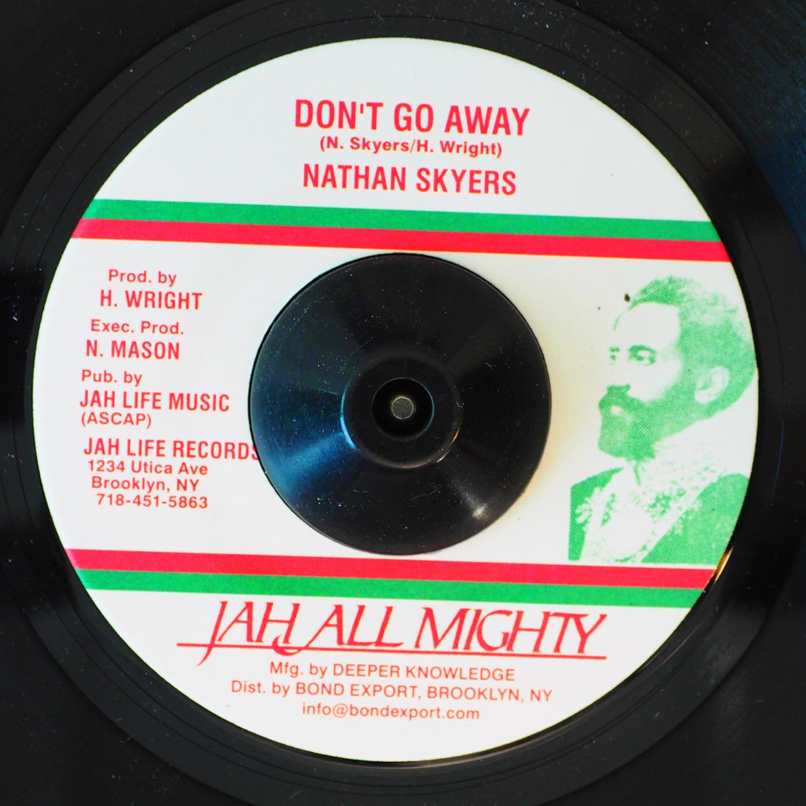 Nathan Skyers - Don't Go Away / Version (rhythm: "Flick Wilson - Jah Know")