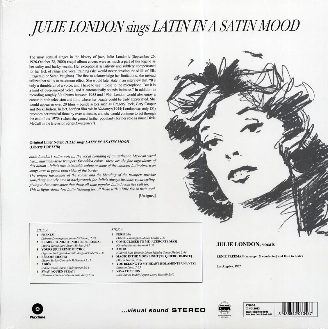 Julie London - Julie London Sings Latin In A Satin Mood (180g)