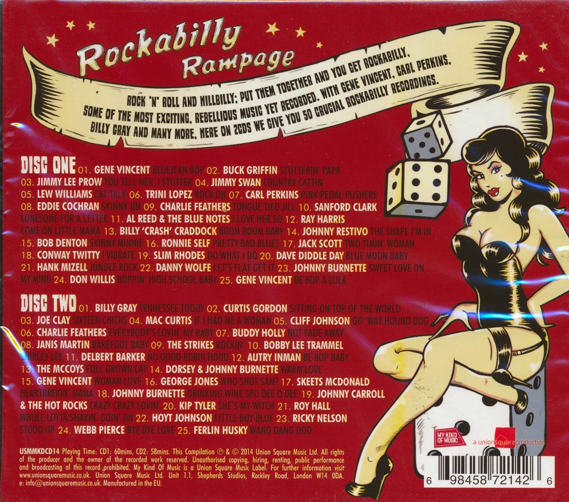 Various - Rockabilly Rampage: 50 Crucial Rockabilly Recordings (2xCD)