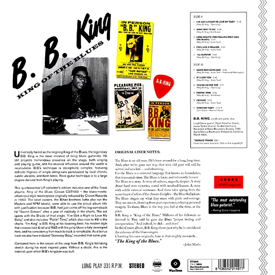 BB King - King Of The Blues (incl. mp3) (180g)