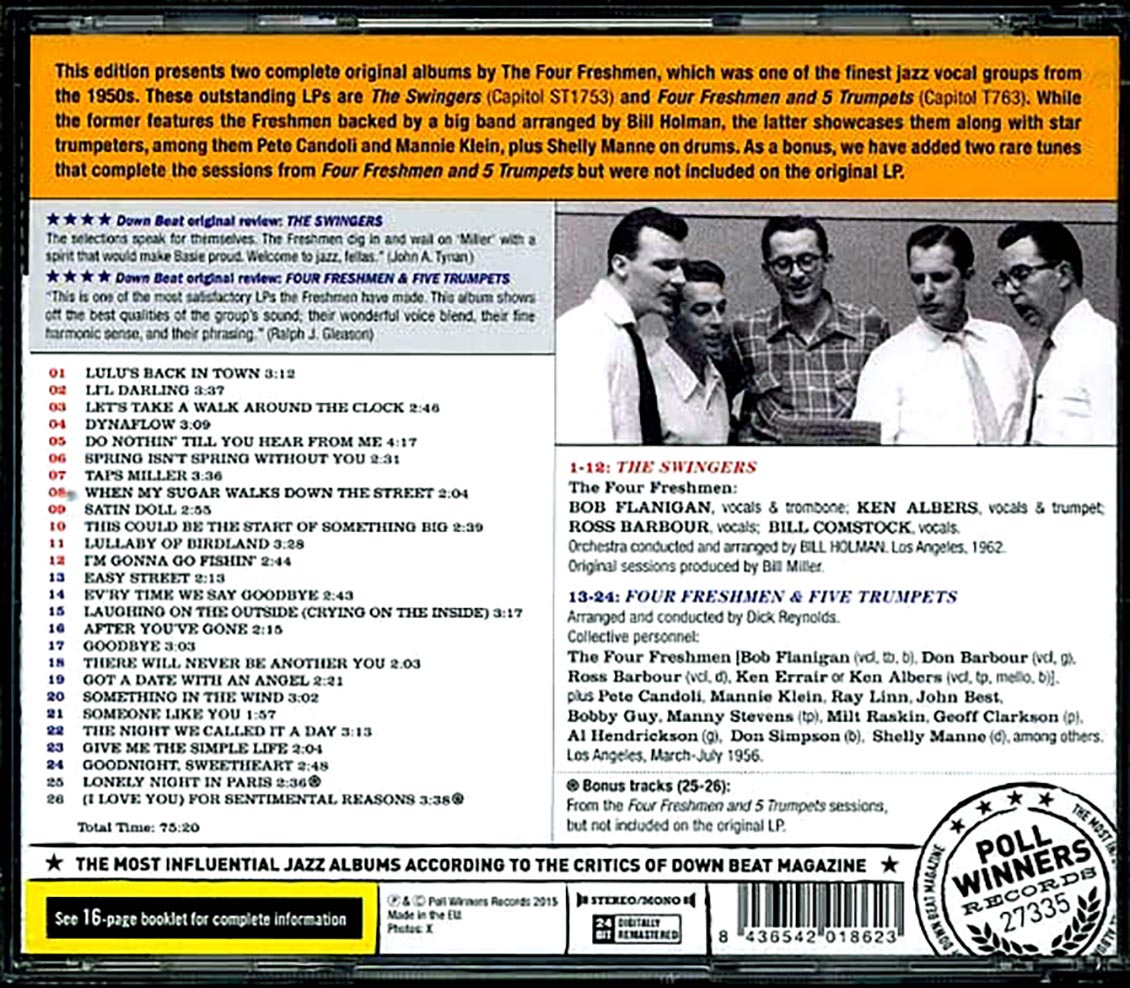 Four Freshmen - The Swingers + 4 Freshmen & 5 Trumpets