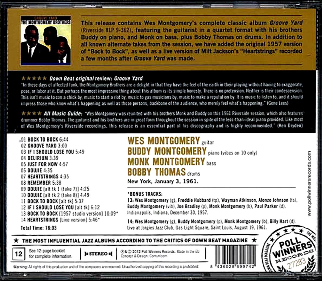 Wes Montgomery - Groove Yard