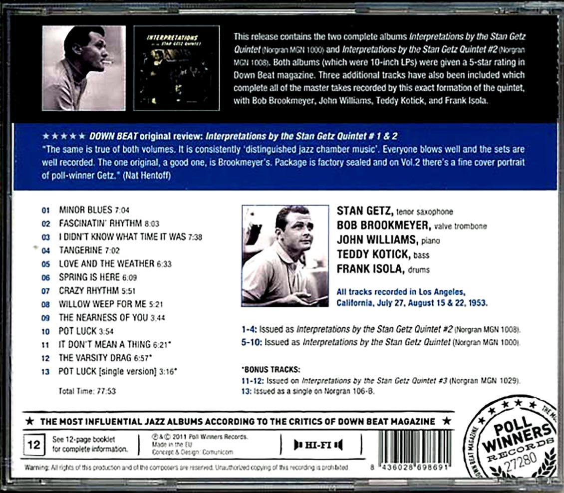 The Stan Getz Quintet - Interpretations #2 + Interpretations #1