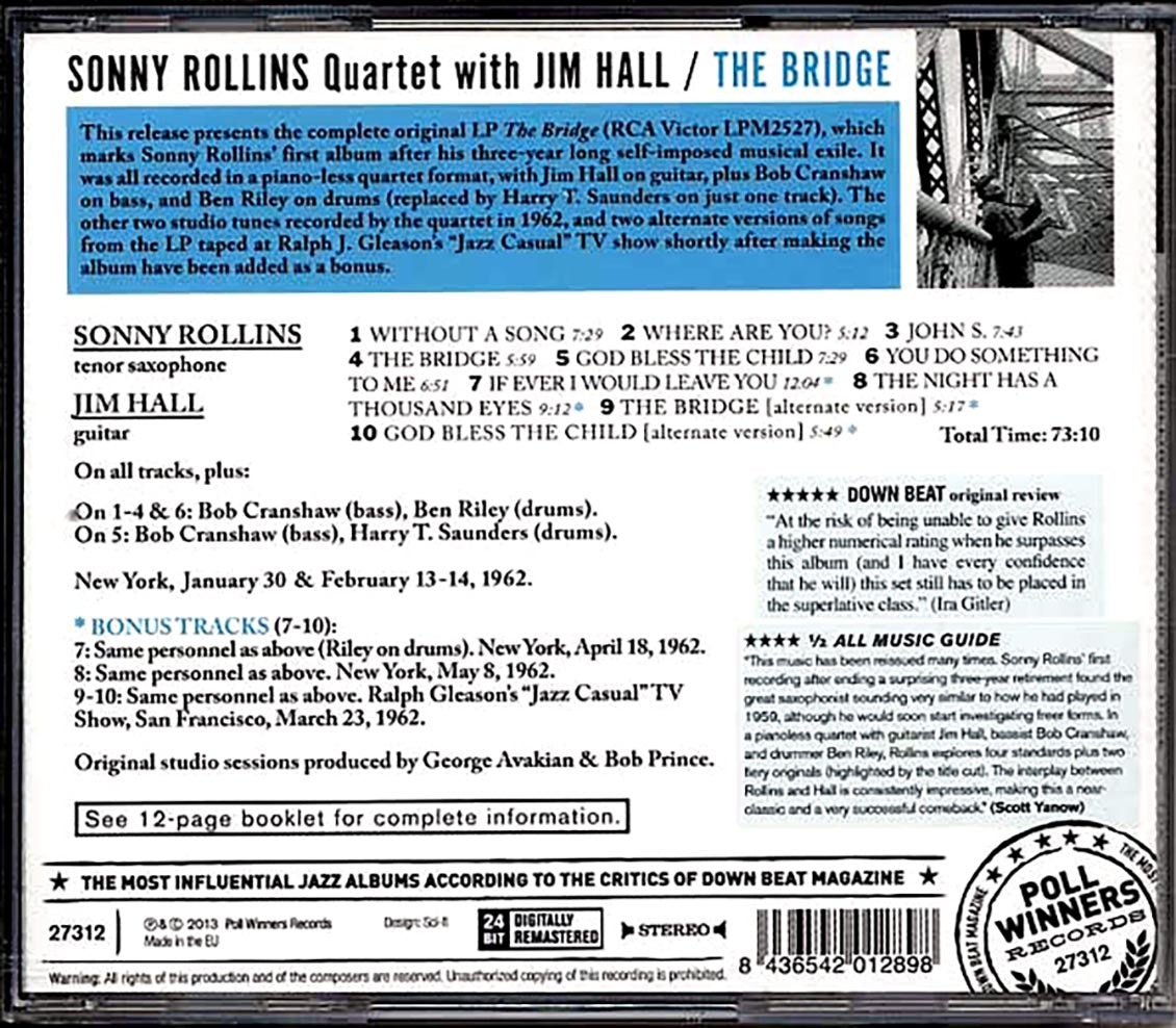 The Sonny Rollins Quartet - The Bridge