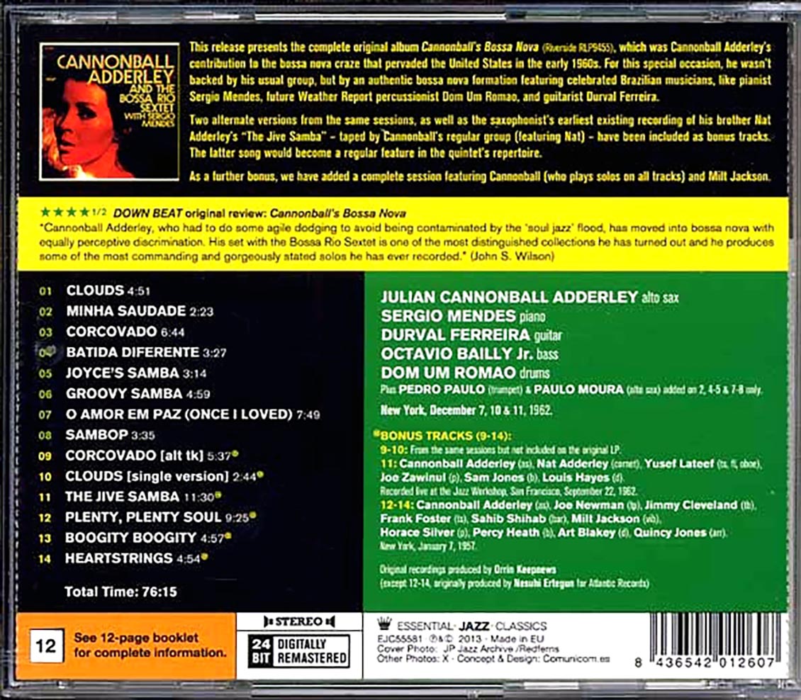Cannonball Adderley - Cannonball's Bossa Nova