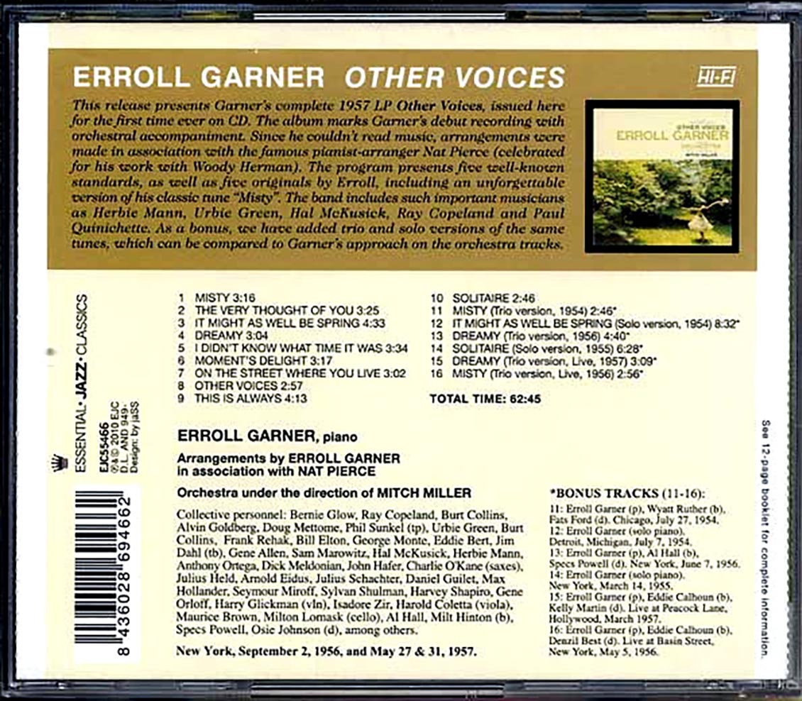 Erroll Garner - Other Voices