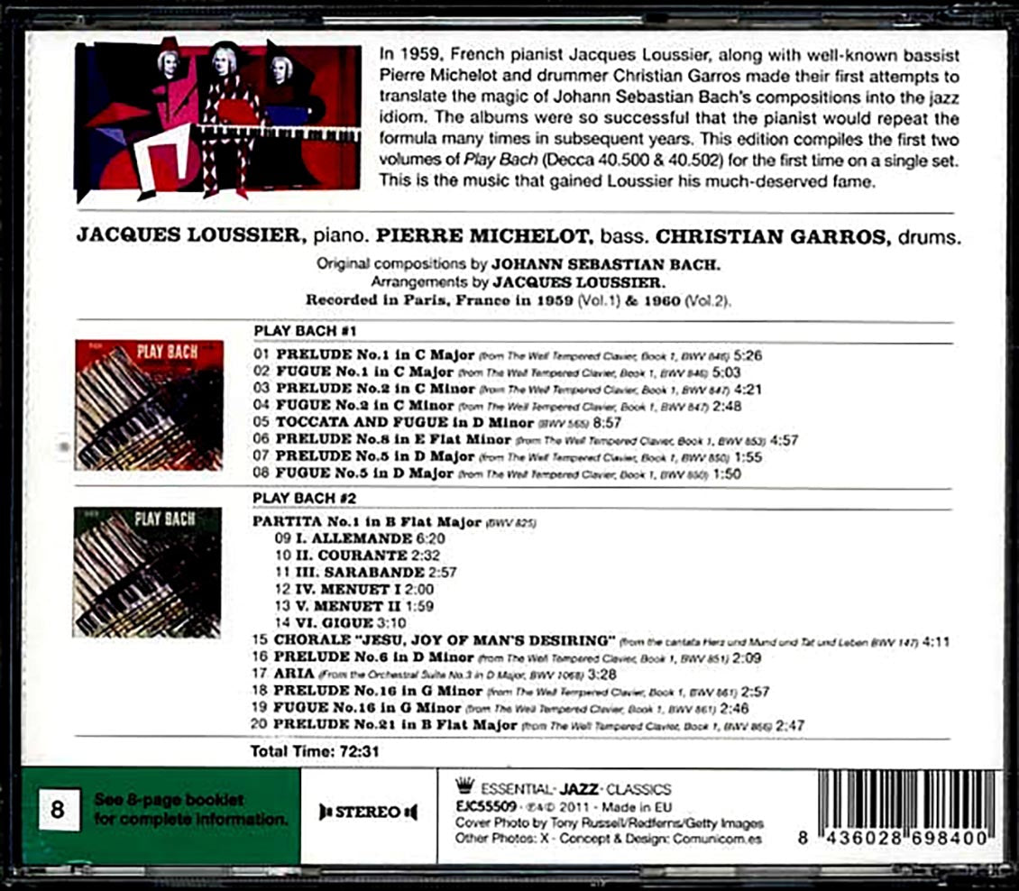 Jacques Loussier - The Original Play Bach Volumes 1 & 2