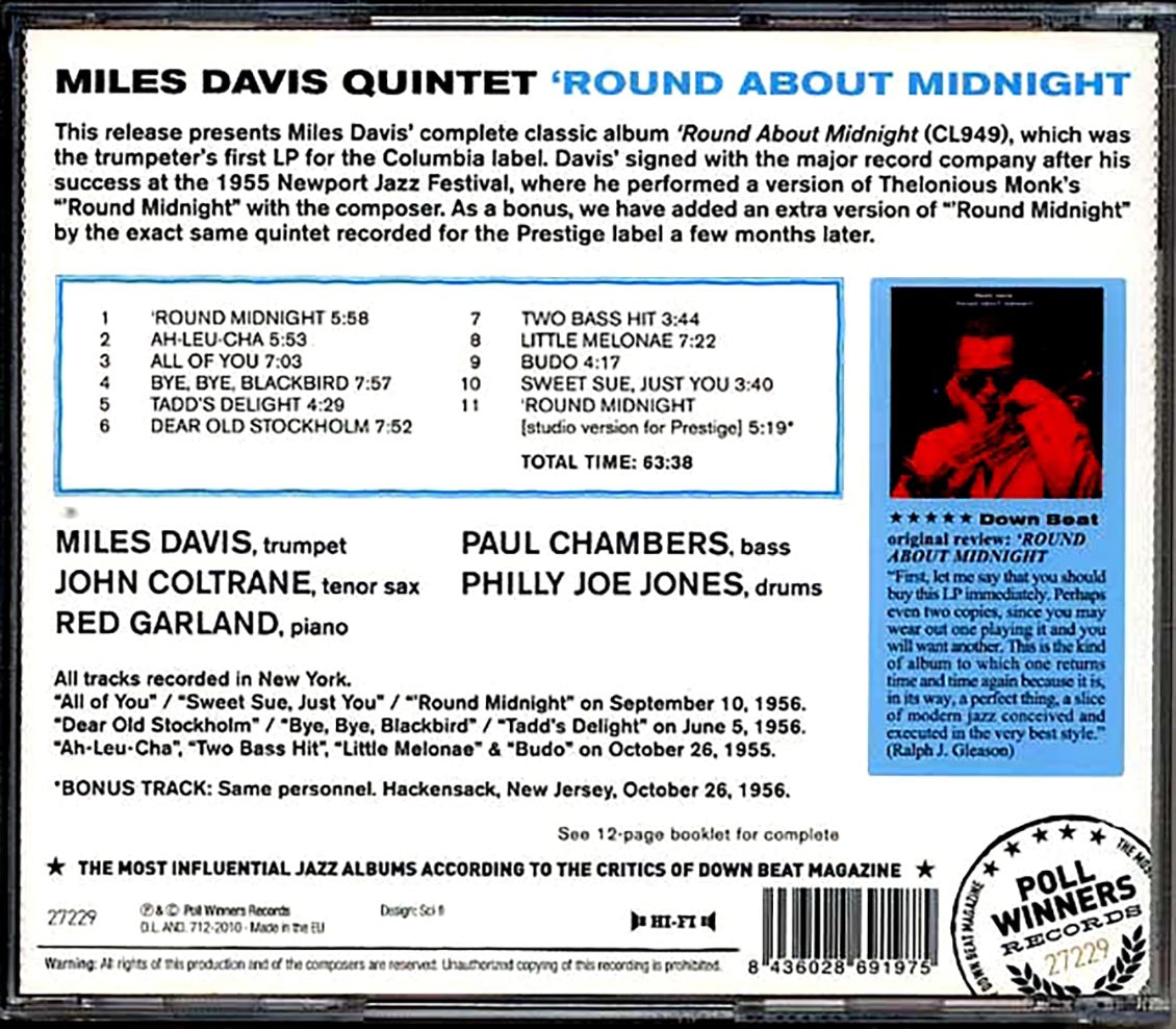 The Miles Davis Quintet - Round About Midnight