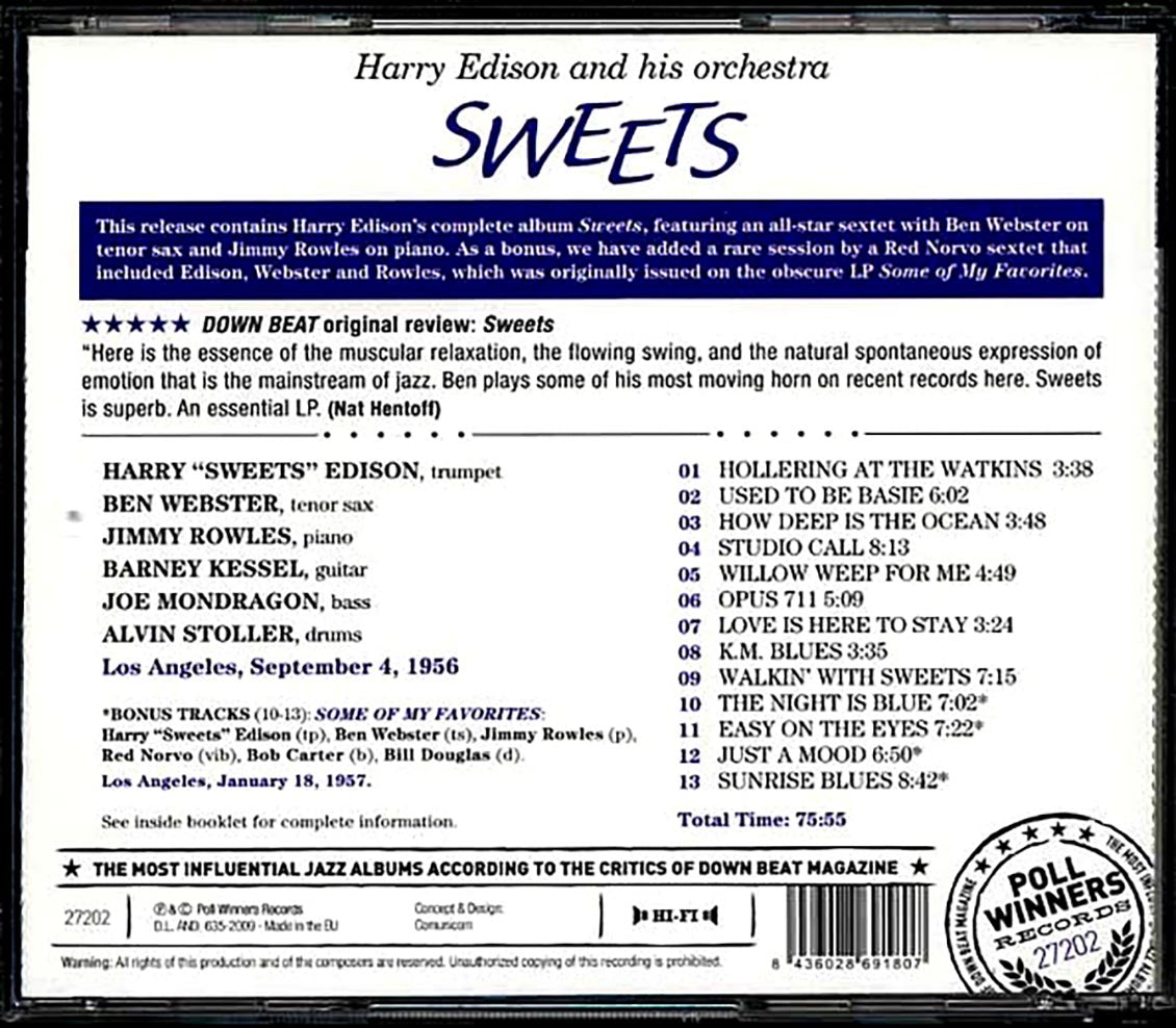 Harry Edison - Sweets