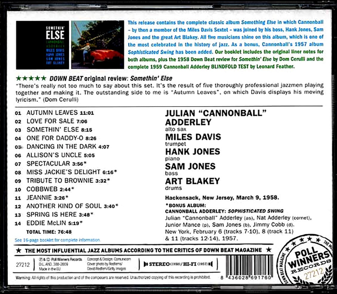 Cannonball Adderley - Somethin' Else