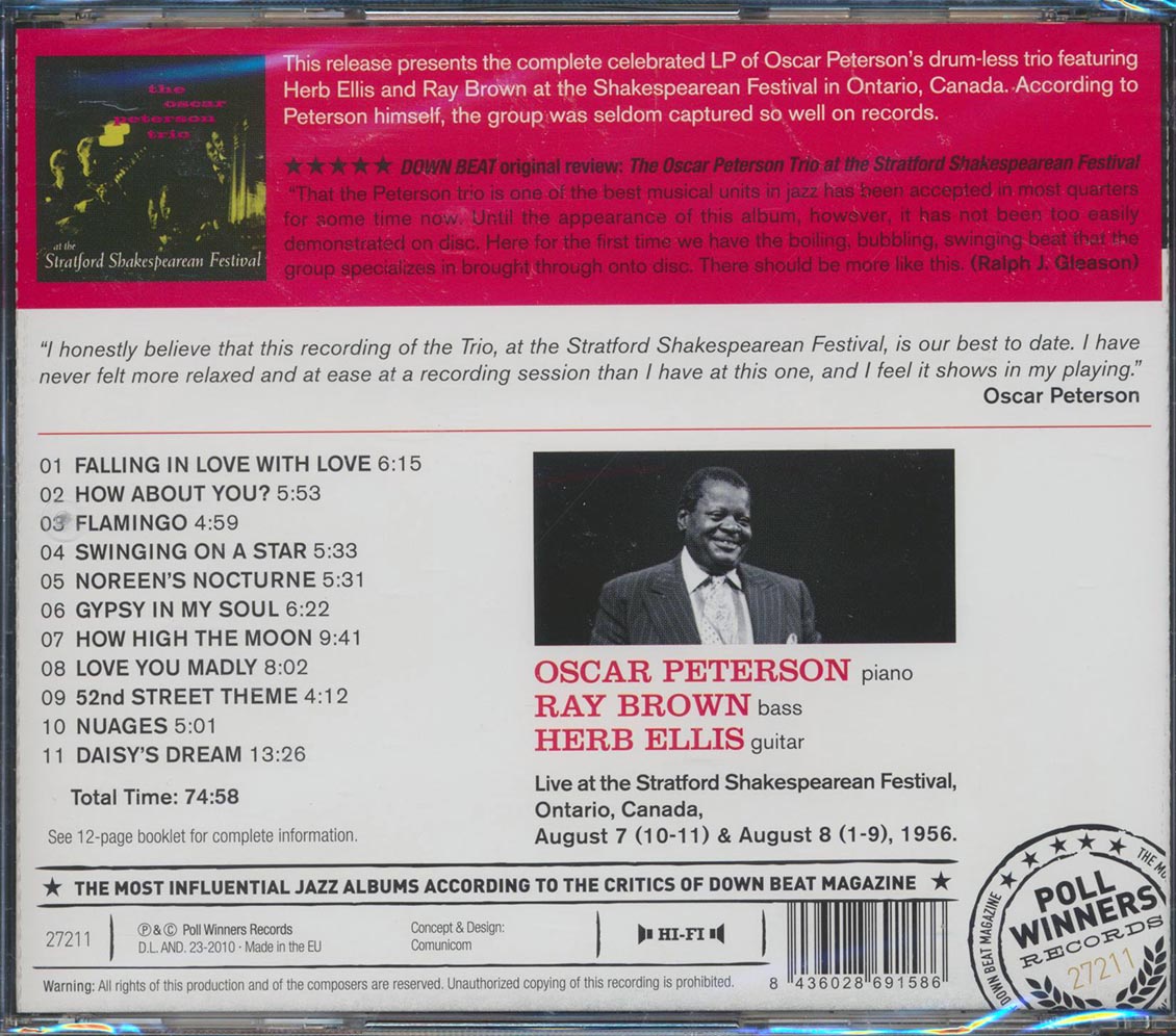 The Oscar Peterson Trio - At The Stratford Shakesperean Festival