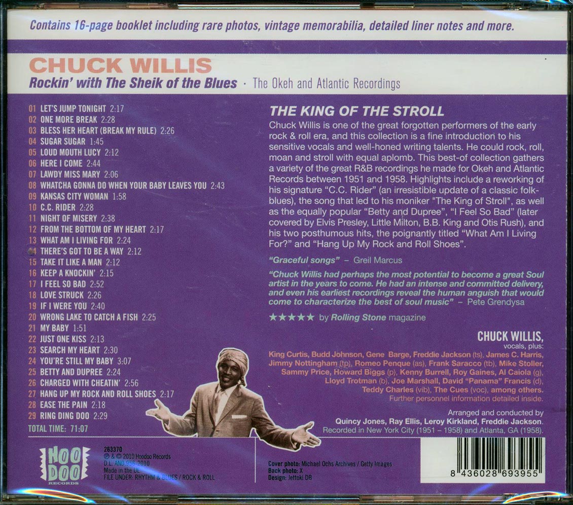 Chuck Willis - Rockin' With The Sheik Of The Blues: The Okeh And Atlantic Recordings