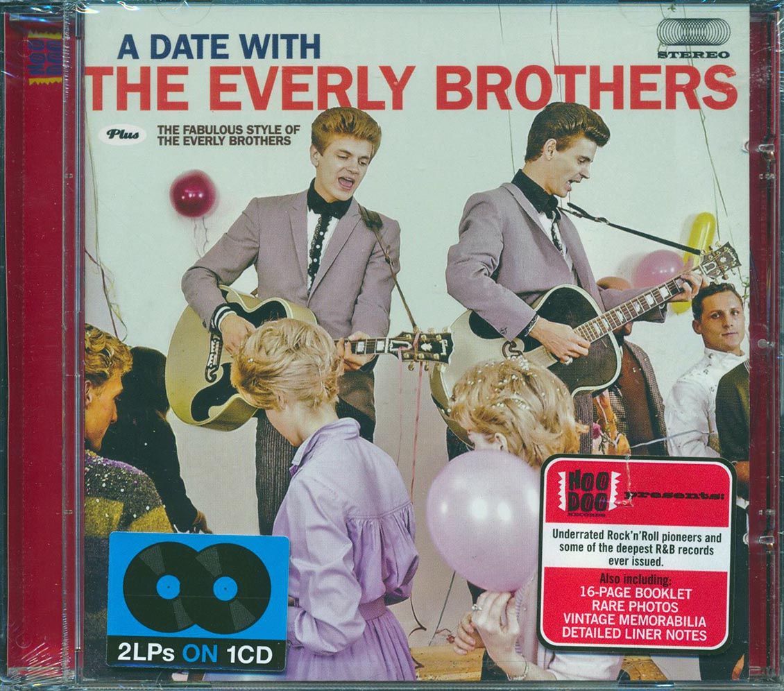 The Everly Brothers - A Date With The Everly Brothers + The Fabulous Style (2 albums on 1 CD) (30 tracks) (+6 bonus tracks) (incl. 16-page booklet) (remastered) (24-bit master