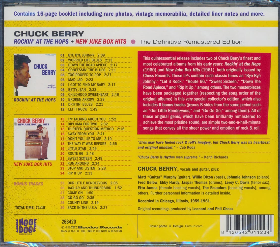 Chuck Berry - Rockin' At The Hops + New Juke Box Hits