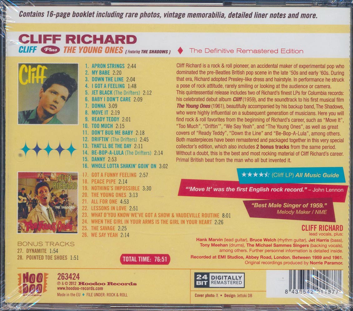Cliff Richard - Cliff + The Young Ones