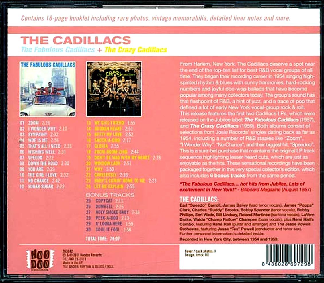 The Cadillacs - The Fabulous Cadillacs + The Crazy Cadillacs