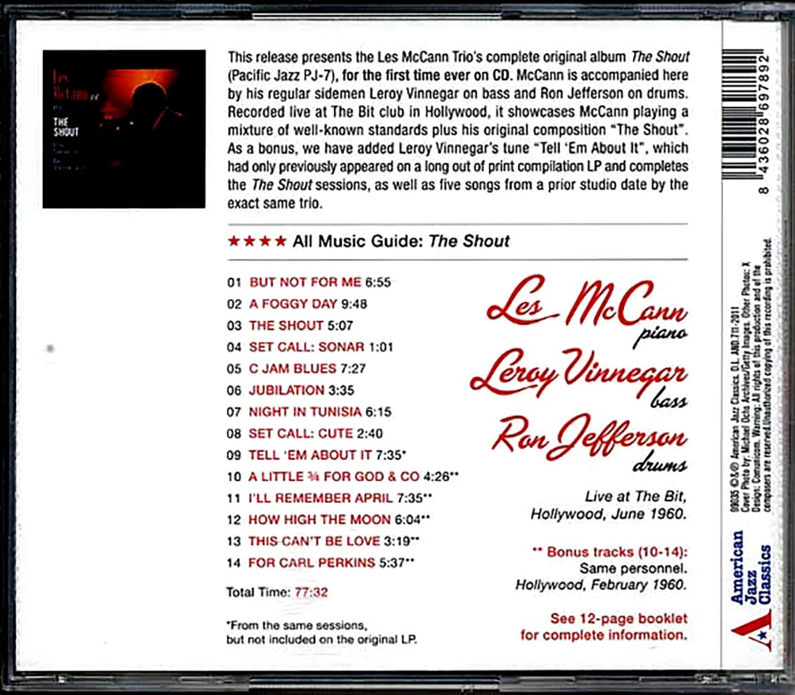 Les McCann Trio - The Shout