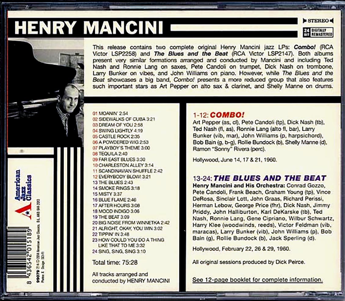 Henry Mancini - Combo! + The Blues And The Beat