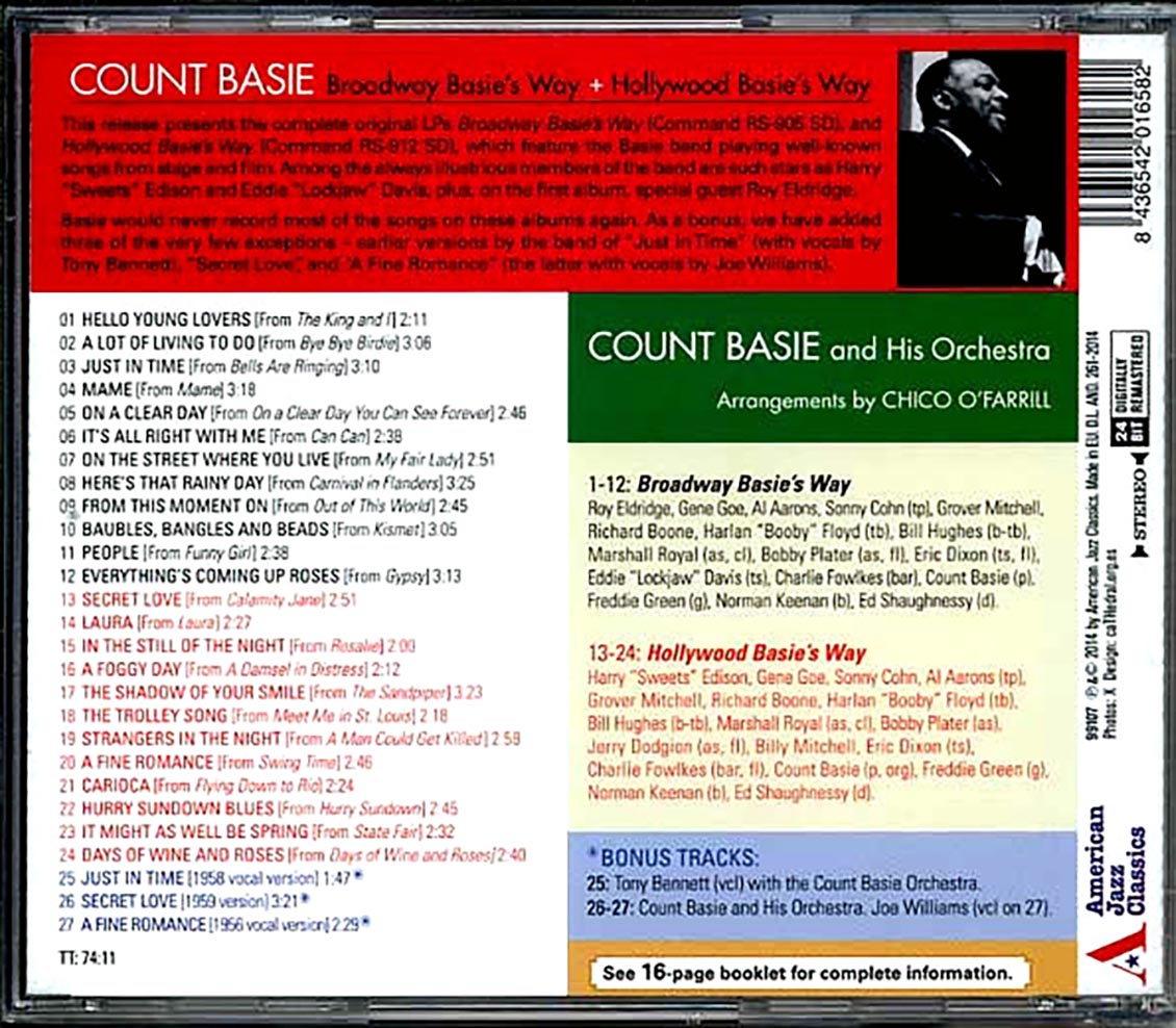 Count Basie - Broadway Basie's Way + Hollywood Basie's Way