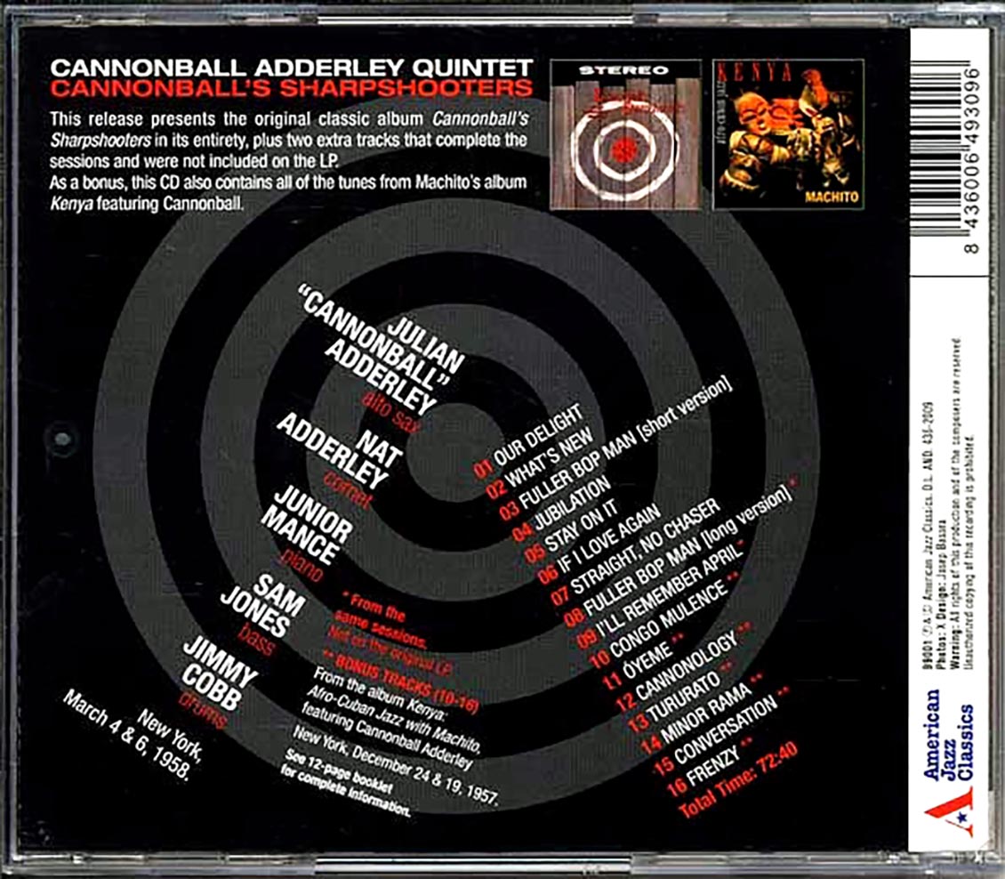 Cannonball Adderley Quintet - Cannonball's Sharpshooters