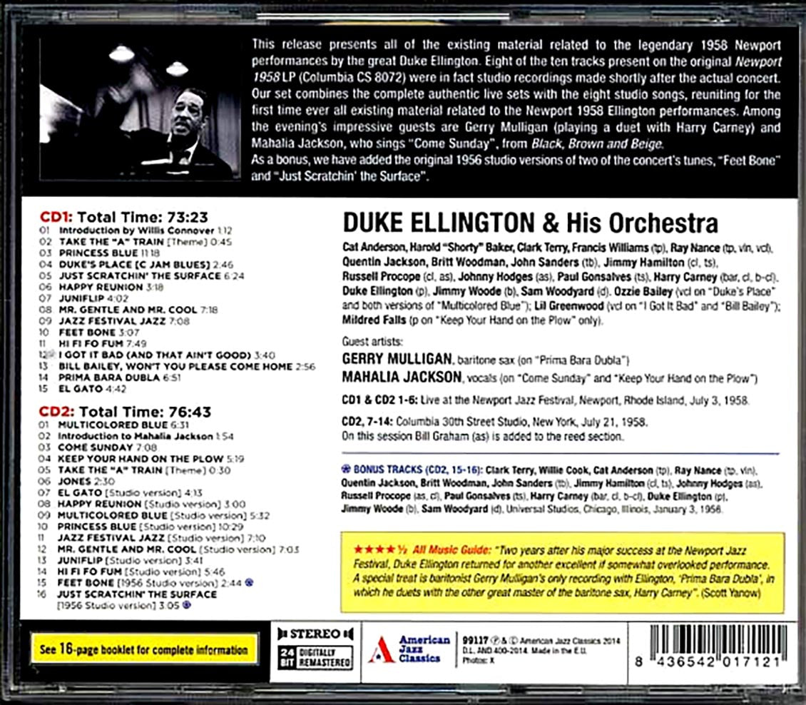 Duke Ellington - The Complete Newport 1958 Performances (2xCD)