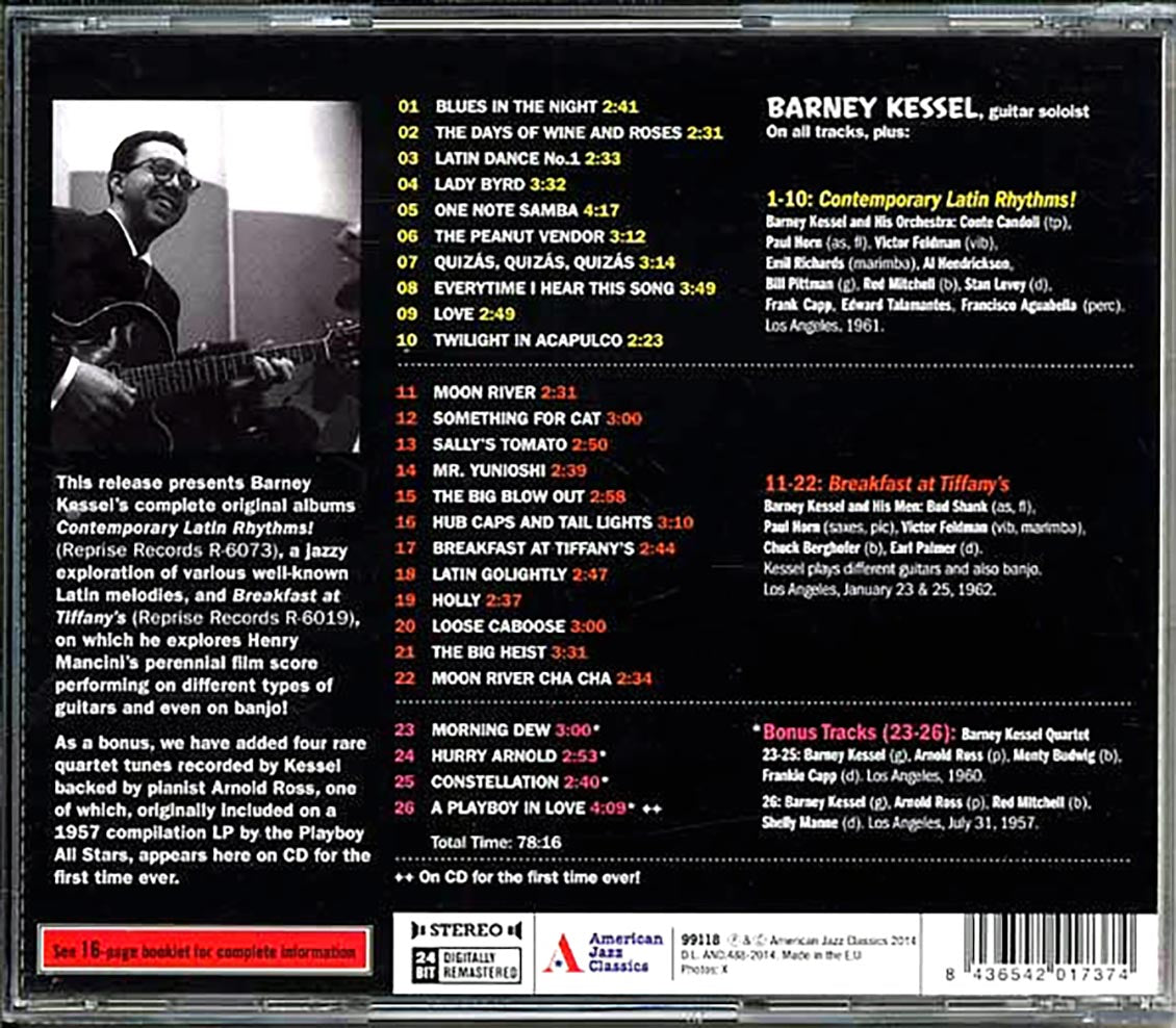Barney Kessel - Contemporary Latin Rhythms! + Breakfast At Tiffany's