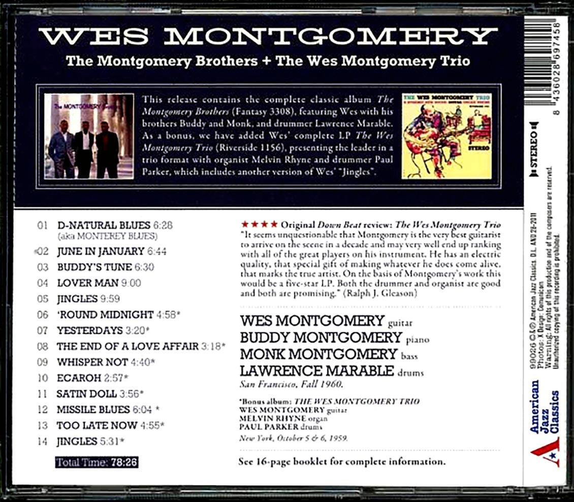Wes Montgomery - The Montgomery Brothers