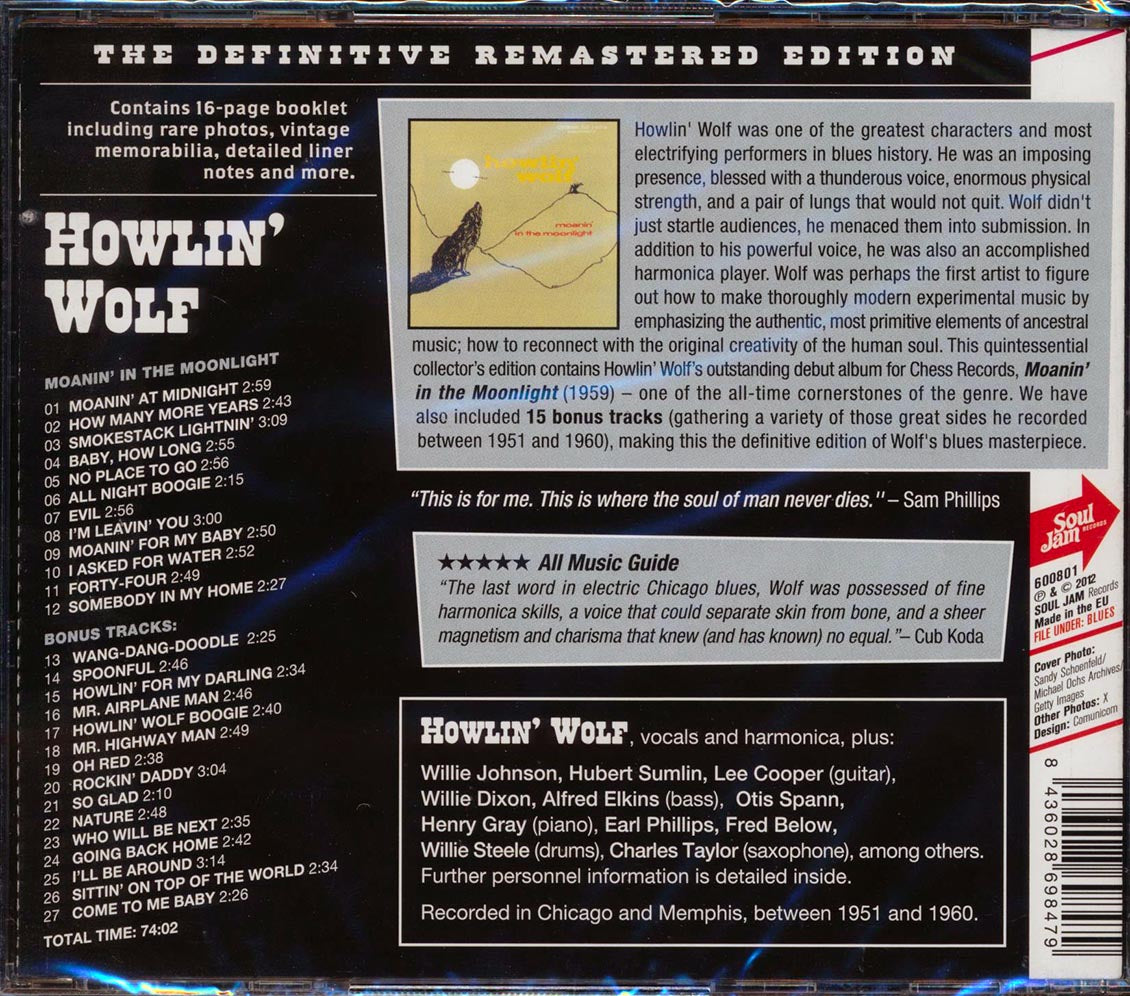 Howlin' Wolf - Moanin' In The Moonlight