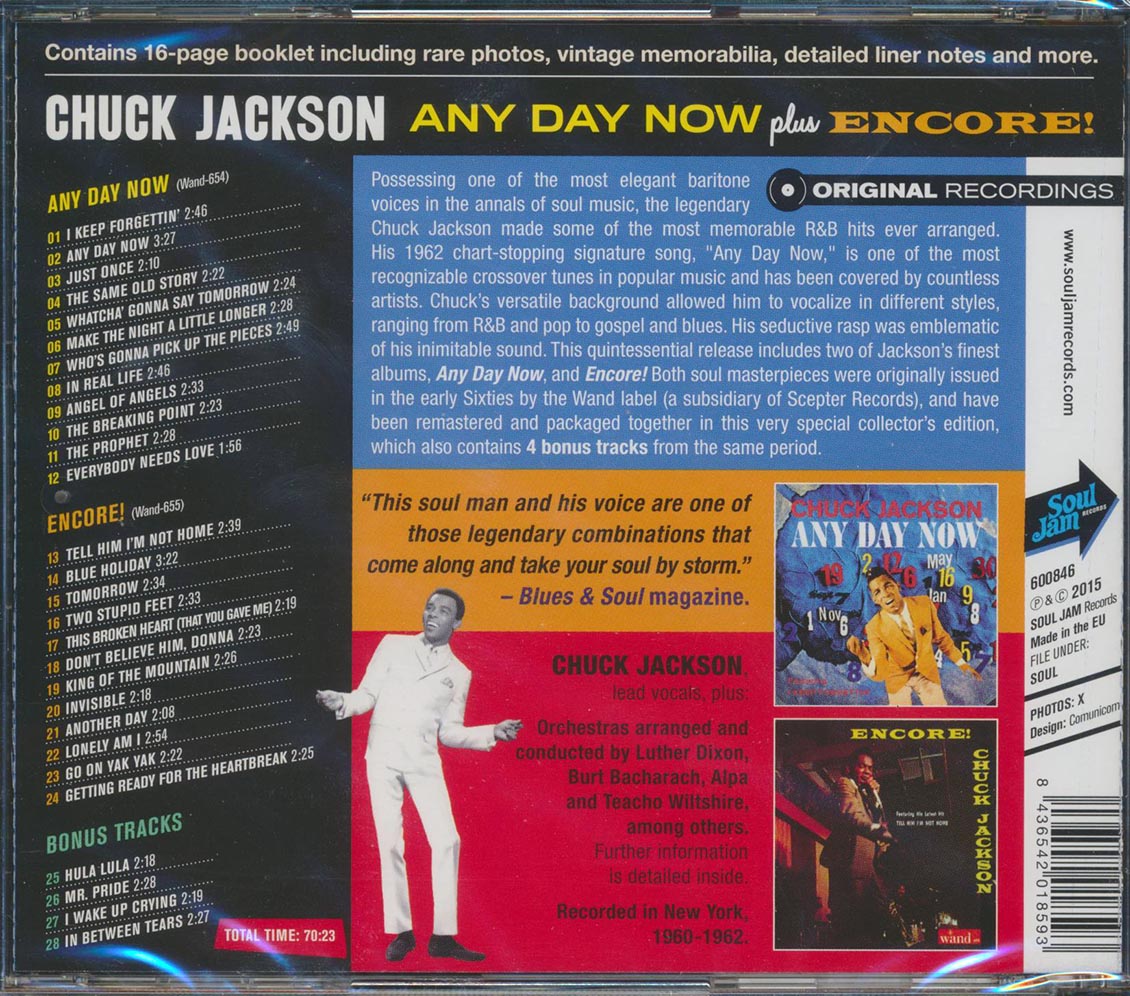 Chuck Jackson - Any Day Now + Encore