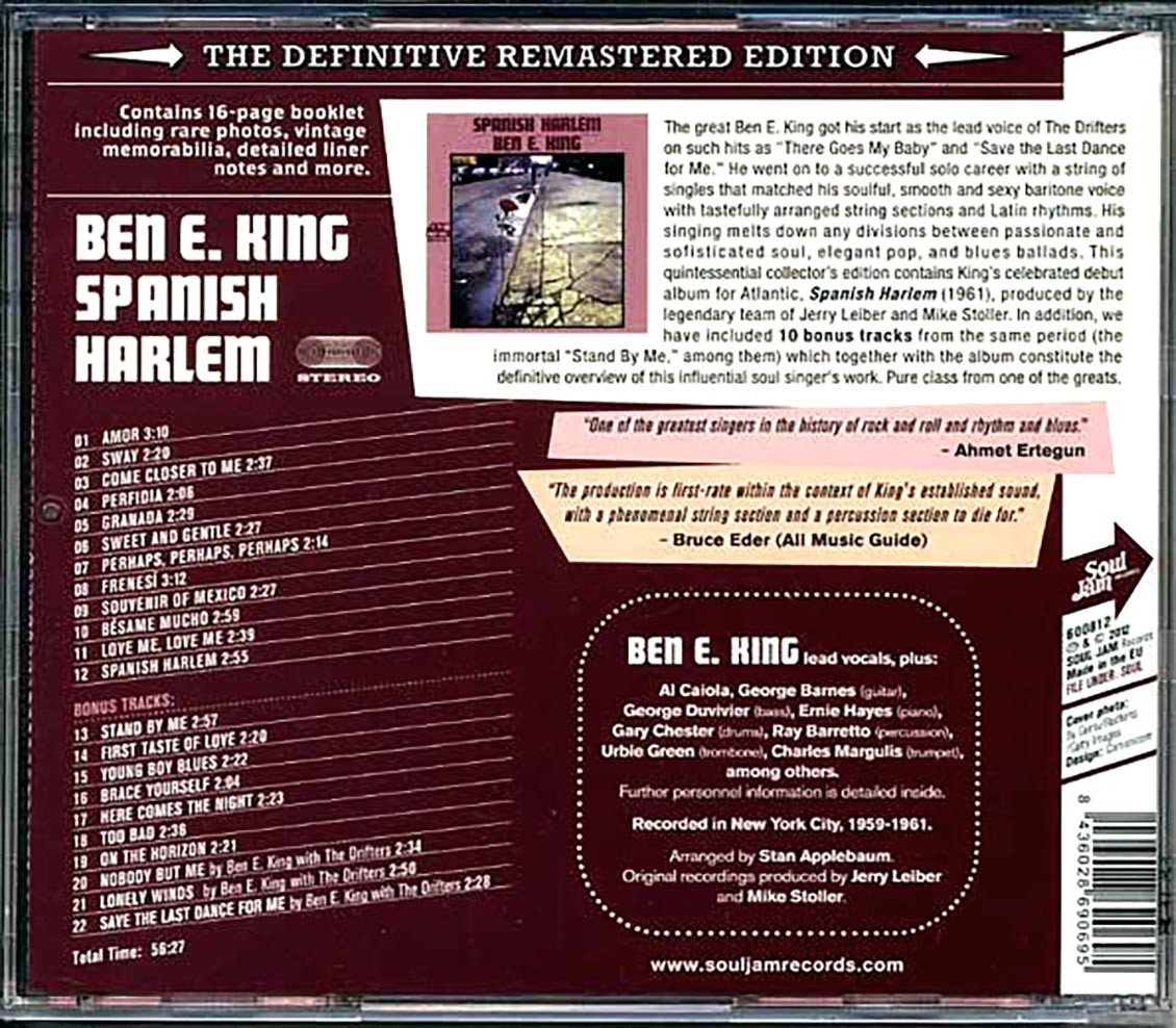 Ben E King - Spanish Harlem