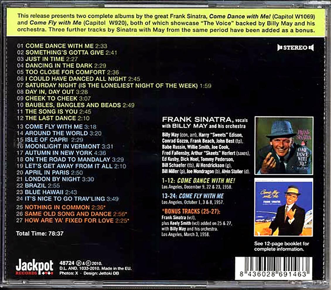 Frank Sinatra - Come Dance With Me! + Come Fly With Me