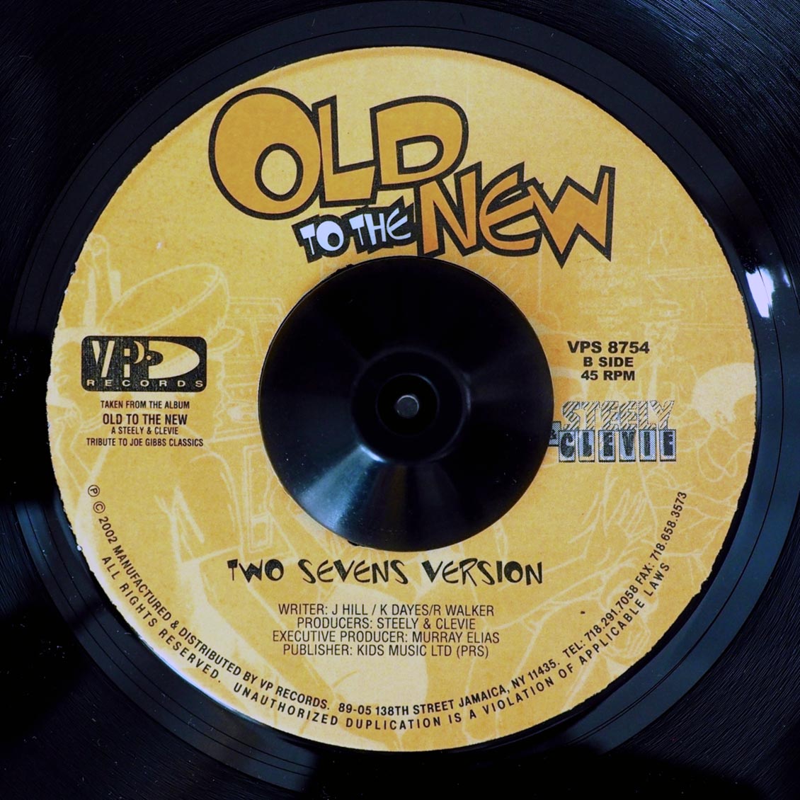 Culture, Anthony B - Two Sevens Clash / Version (rhythm: "Two Sevens Clash")