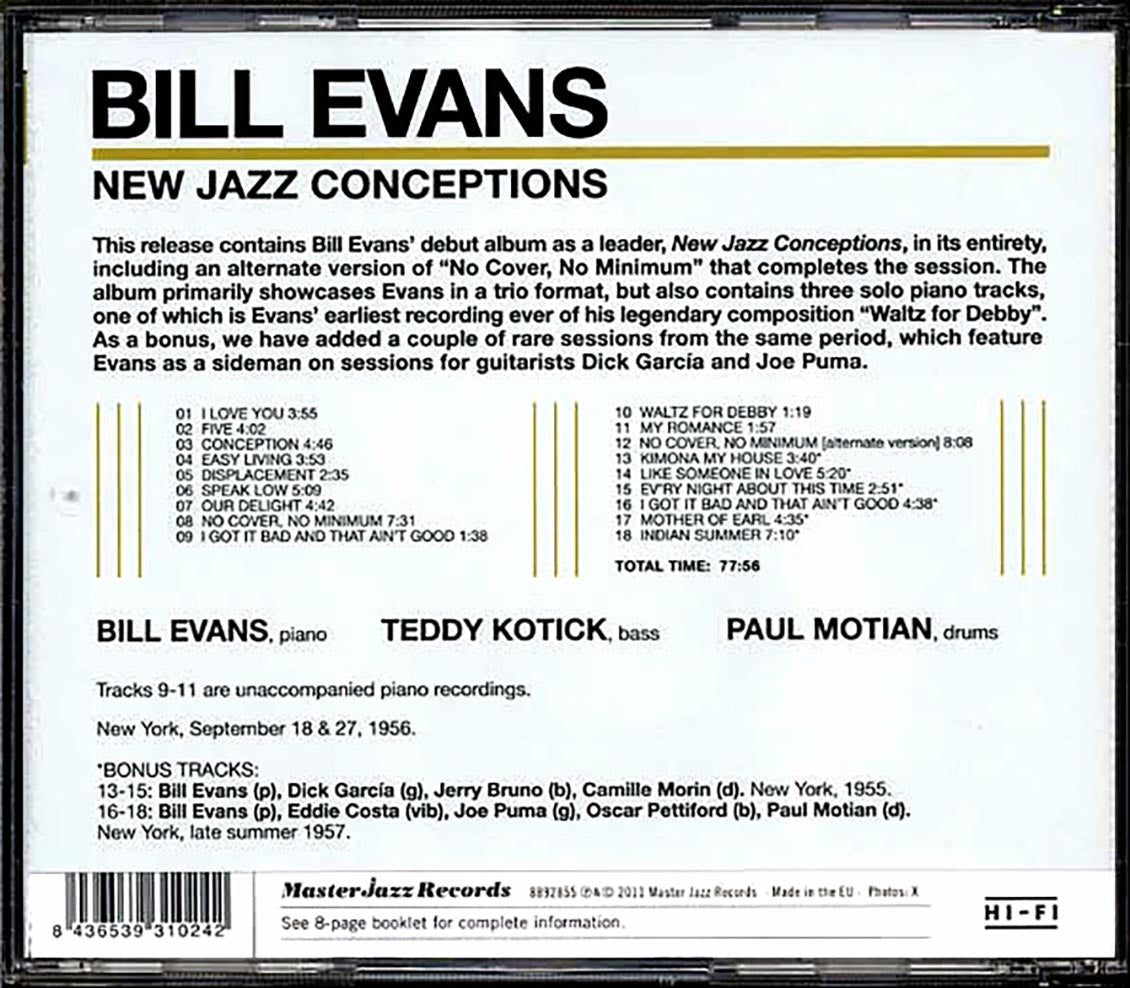 Bill Evans - New Jazz Conceptions