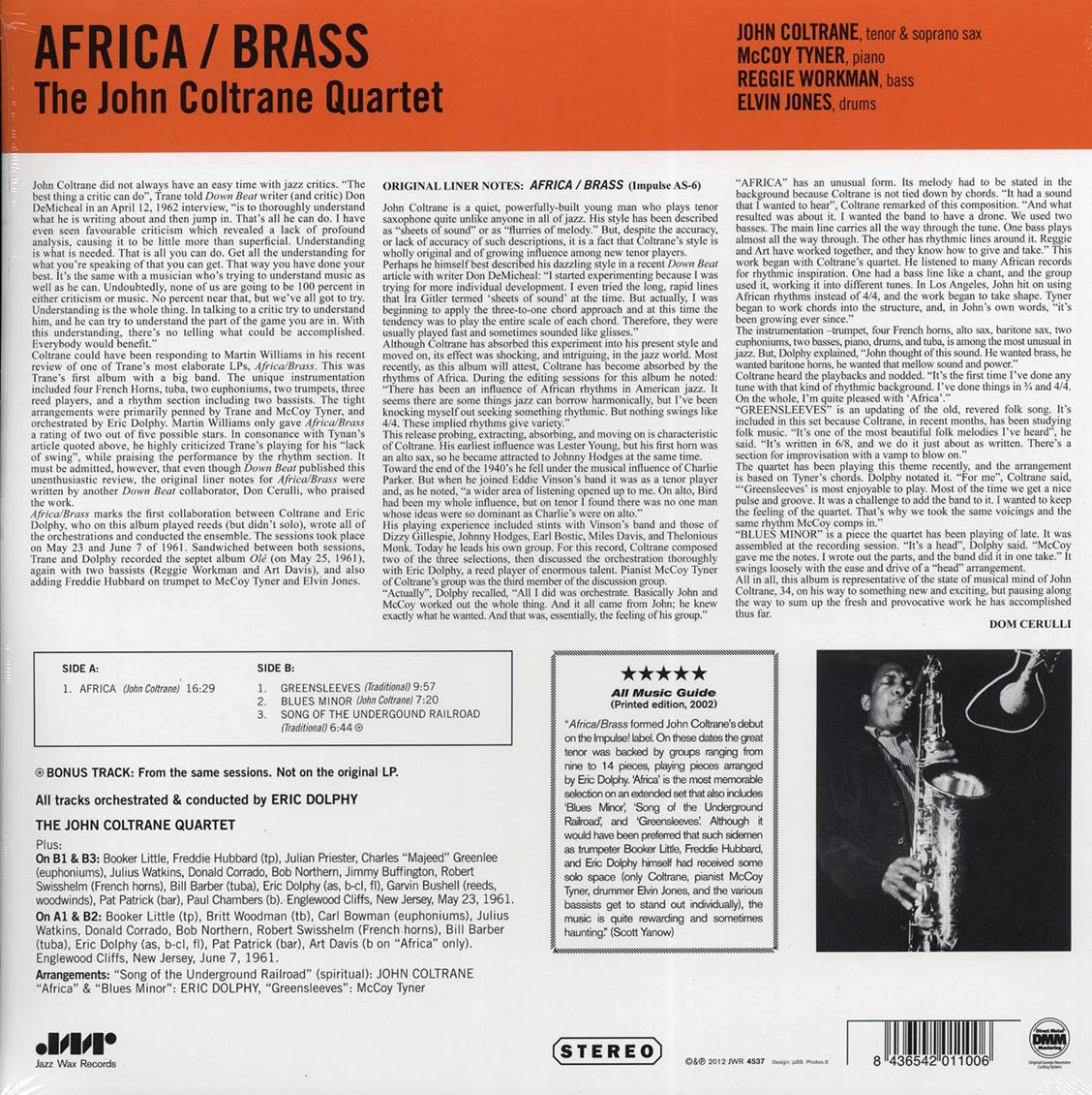 John Coltrane Quartet - Africa/Brass (+bonus track) (ltd. ed.) (180g) (remastered)